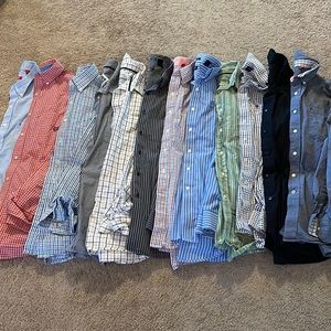 12 Men’s XL Button up, Collared shirts